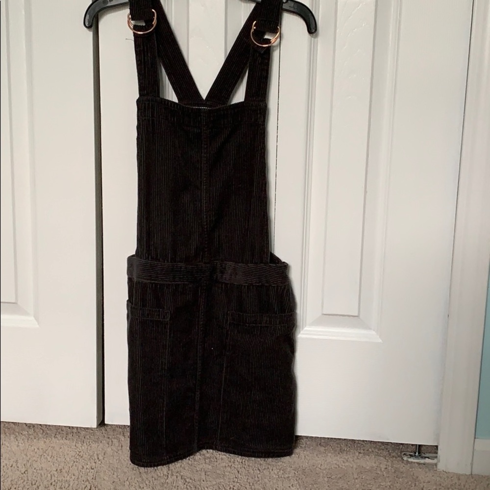 Black overall dress for girls